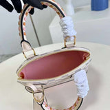 Front view of statement elevated women's handbag – women's statement bag