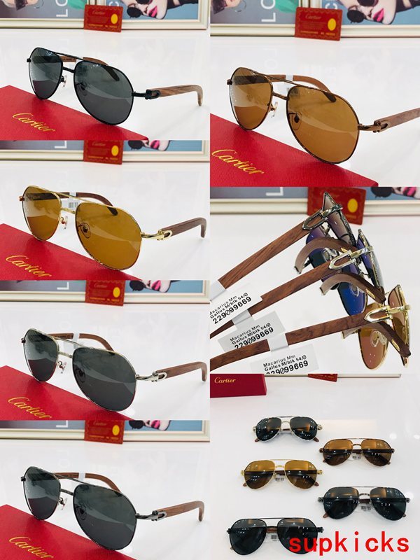 Lifestyle view of Cartier unisex sunglasses