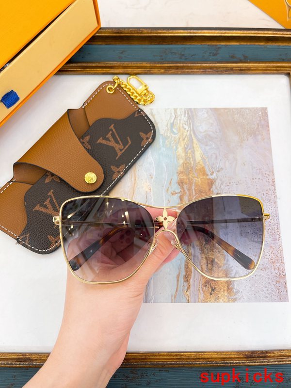 Front view of Louis Vuitton unisex sunglasses