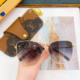 Front view of Louis Vuitton unisex sunglasses