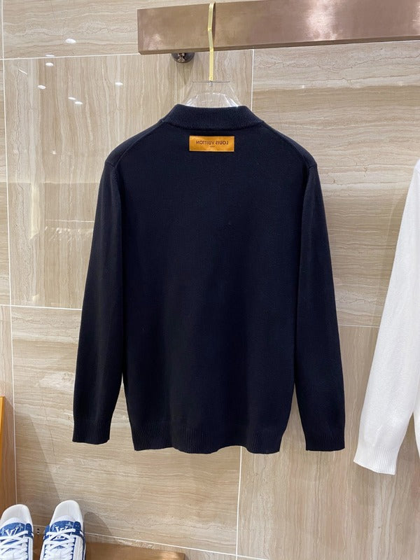 Side profile of Louis Vuitton luxury clothing with streetwear-inspired cut