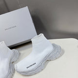 Balenciaga Tan Pointed-Toe Stiletto Heels - Front View