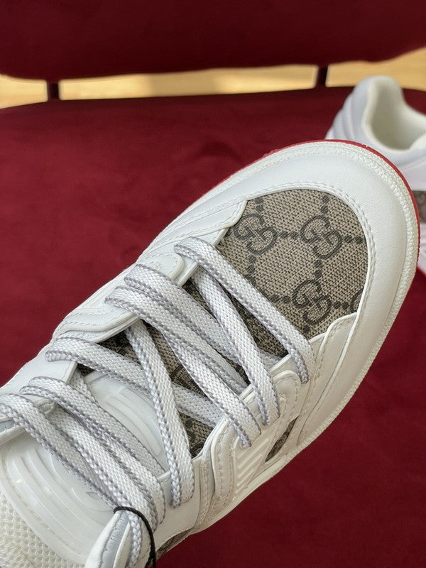 Gucci tonal black luxury sneakers view 5 padded collar comfort