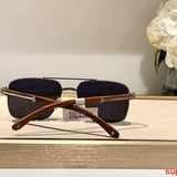 Close-up detail view of Cartier unisex sunglasses