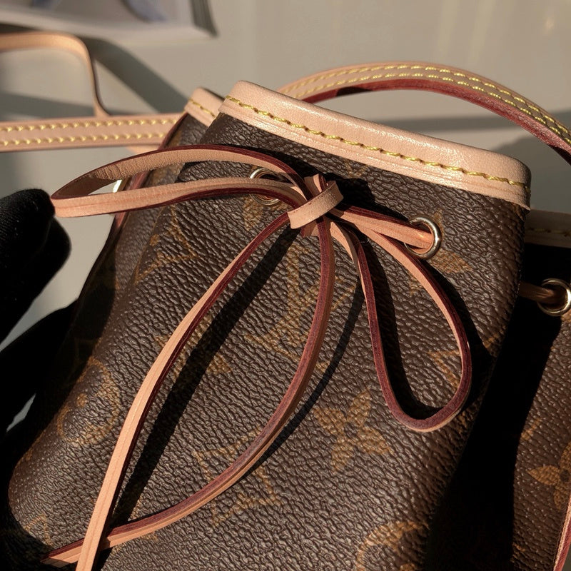 Back view of statement polished women's handbag – women's statement bag