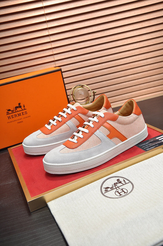 Hermès Burgundy Platform Heels - Back View
