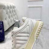 Gucci sneakers detailed view showing premium designer craftsmanship