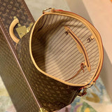 Back view of signature premium women's handbag – women's designer-style accessory