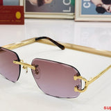 Side view of Cartier unisex sunglasses