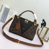 Front view of structured sleek women's handbag – women's premium purse