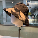 Angled view of Burberry unisex cap
