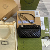 Front view of polished elevated women's handbag – women's luxury accessory