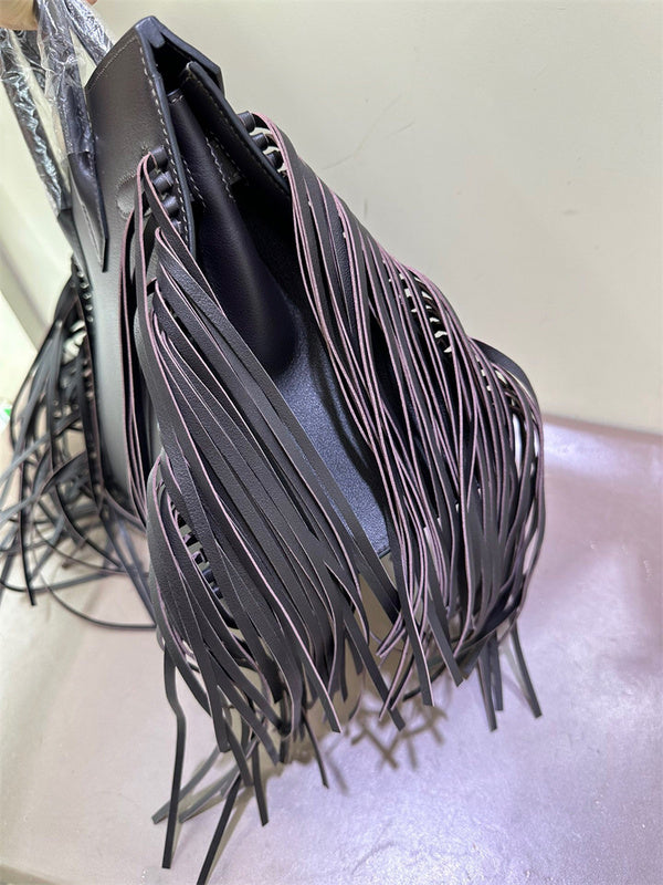  understated satchel detail view showing craftsmanship