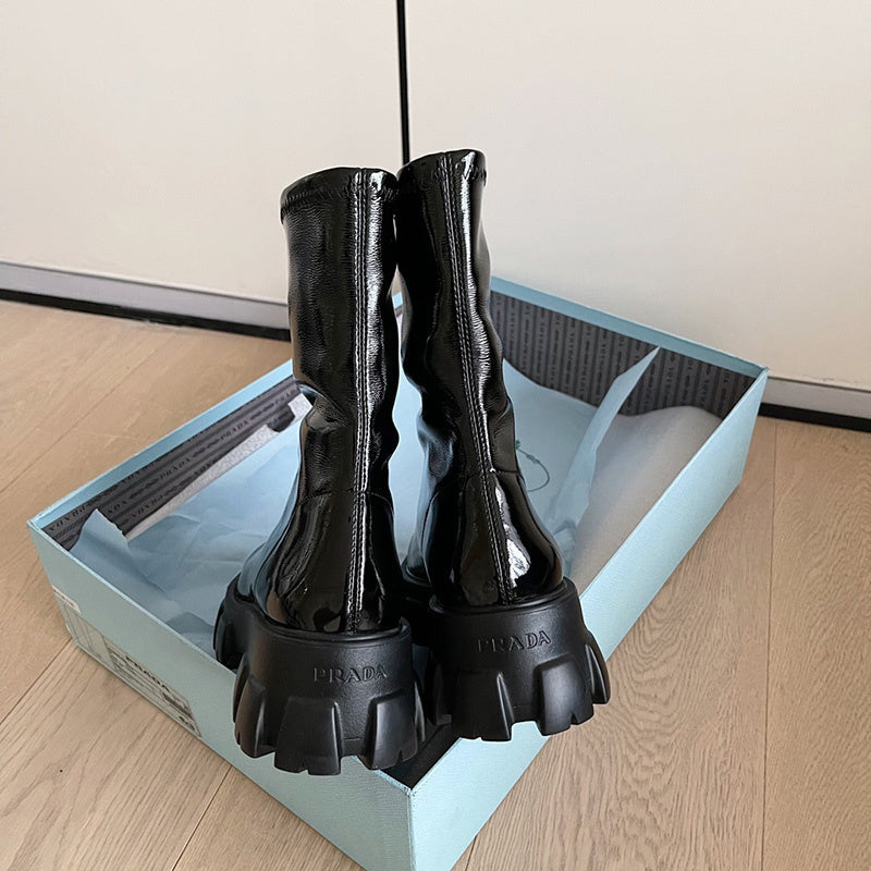 Prada shoes front view designer style
