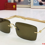 Angled view of Cartier unisex sunglasses