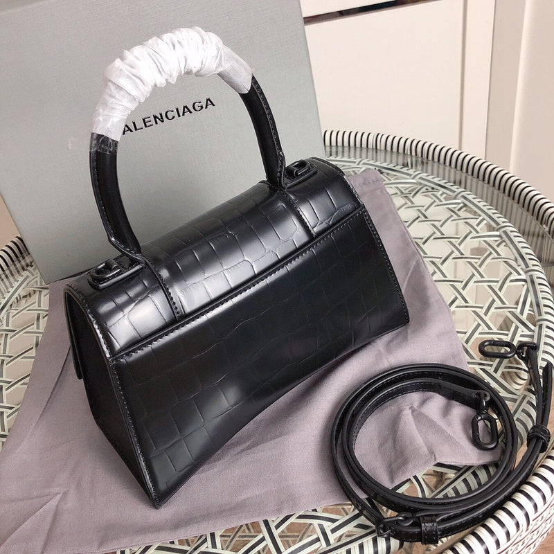 Top view of polished chic women's handbag – women's statement bag
