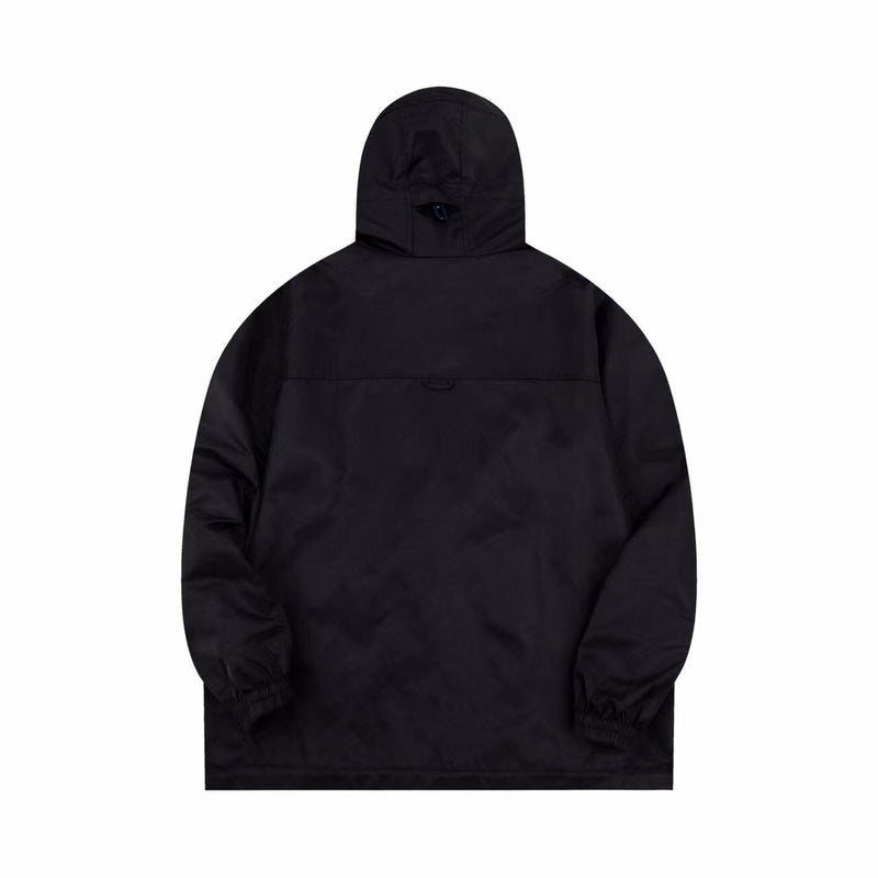 Side profile of Louis Vuitton luxury clothing with contemporary cut