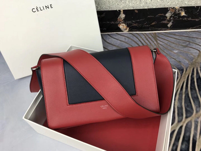 Front view of statement modern women's handbag – women's statement bag
