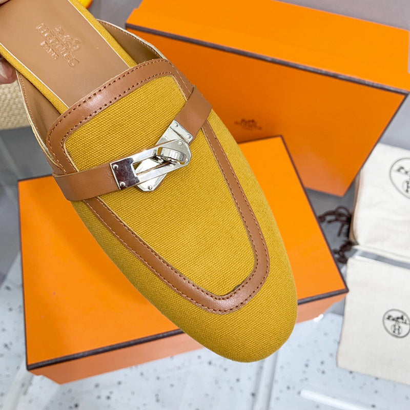 Hermes shoes Style 315 - texture and material detail