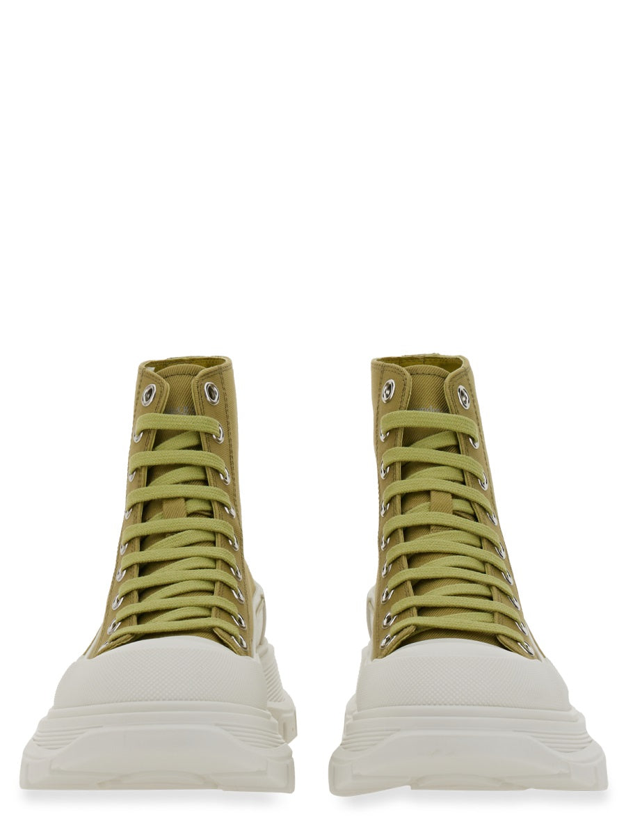 Alexander McQueen premium athletic detail and craftsmanship close-up