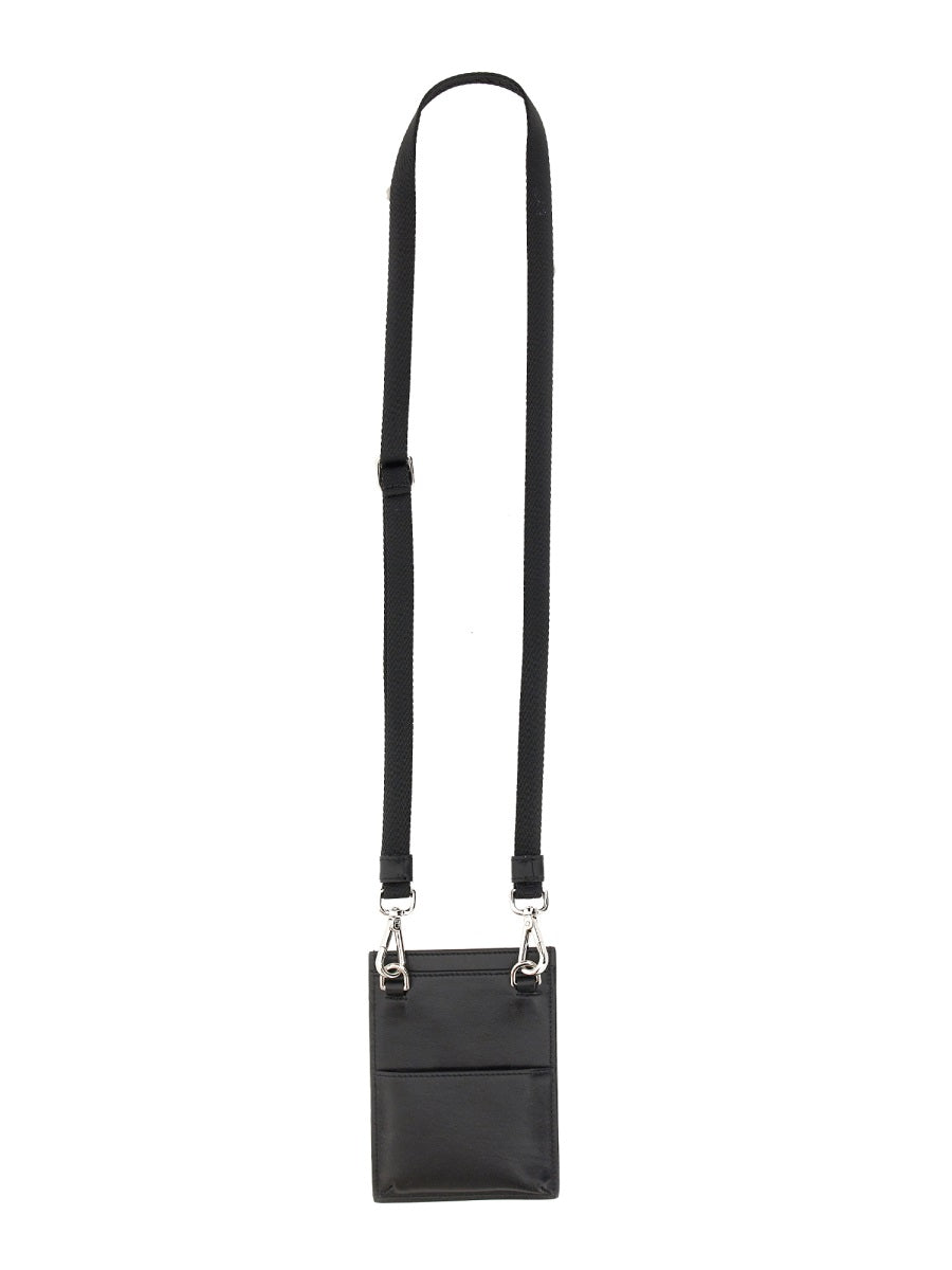 Alexander McQueen Wallets? Alexander Mcqueen Men Card Holder With Logo Print Elegant Everyday Leather Wallet