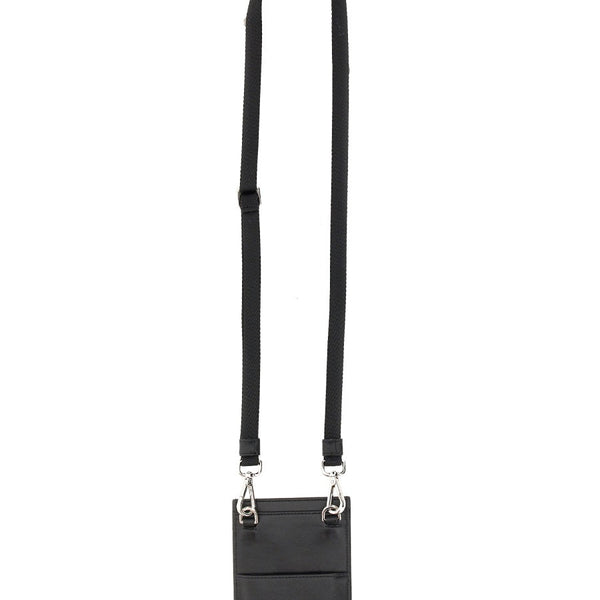 Alexander McQueen Wallets? Alexander Mcqueen Men Card Holder With Logo Print Elegant Everyday Leather Wallet