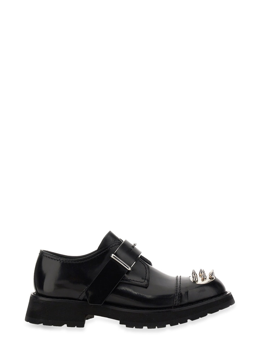 Alexander McQueen Shoes? Alexander Mcqueen Men Studded Derby Loafer Premium Designer Casual Shoes