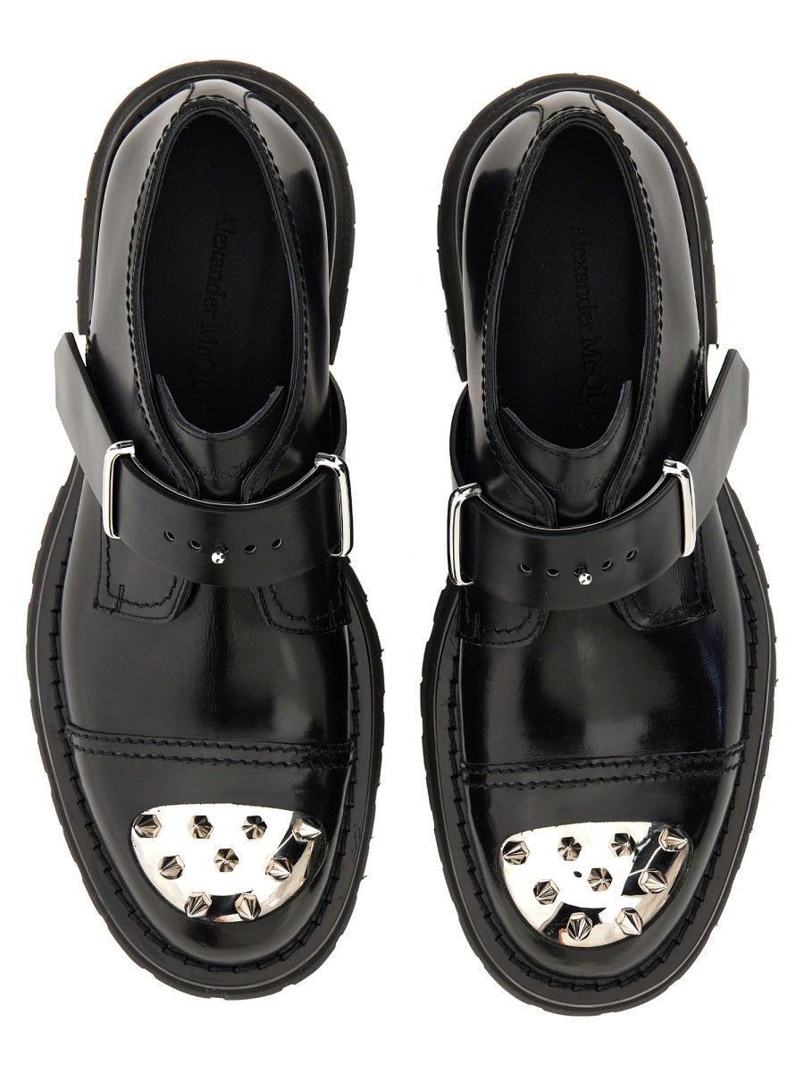Alexander McQueen Shoes? Alexander Mcqueen Men Studded Derby Loafer Premium Designer Casual Shoes