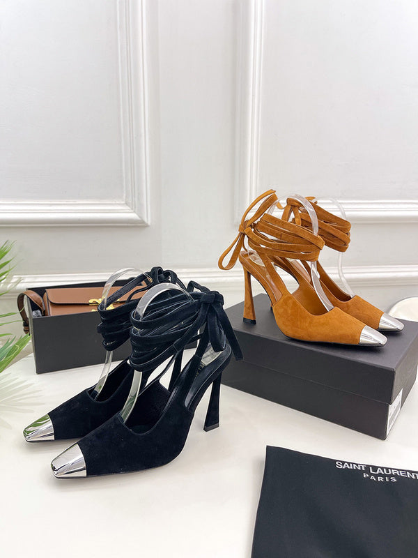 Three-quarter angle view of Saint Laurent luxury piece style No.012