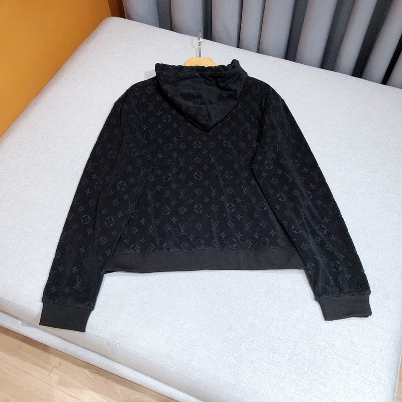 Side profile of Louis Vuitton luxury clothing with contemporary cut