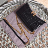 Close-up detail of structured modern women's handbag – women's luxury accessory