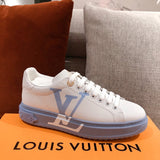 Close-up of Louis Vuitton shoes craftsmanship