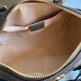 Side profile of sleek chic women's handbag – women's everyday handbag