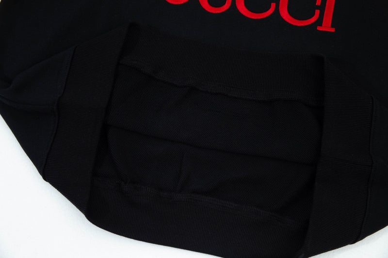 Front view of Gucci luxury clothing with contemporary cut