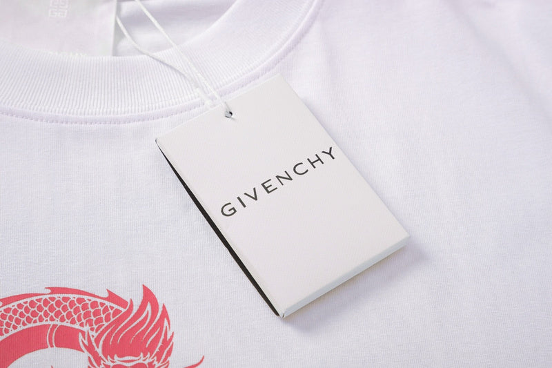 Side profile of Givenchy luxury clothing with signature branding