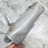 Effortless Faux Leather Handbag - Modern Structured Build | Women's Fashion Handbag #640 - interior view (image 6) of designer-inspired handbag
