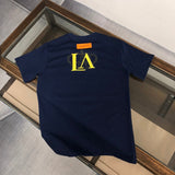 Side profile of Louis Vuitton cotton t-shirt with everyday silhouette