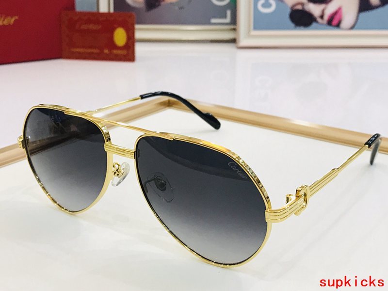 Front view of Cartier unisex sunglasses