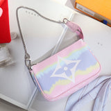 Close-up detail of modern classic women's handbag – women's premium purse
