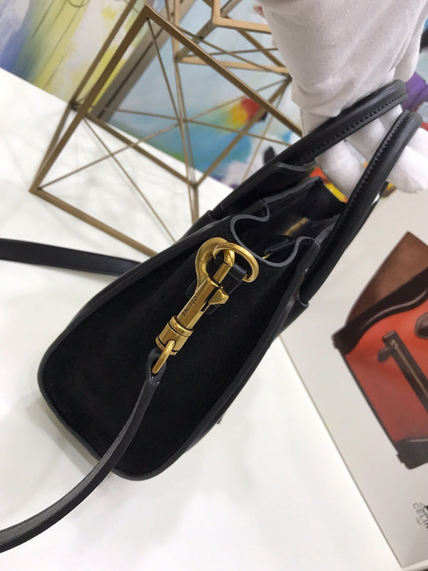Back view of chic modern women's handbag – women's luxury handbag