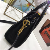 Back view of chic modern women's handbag – women's luxury handbag