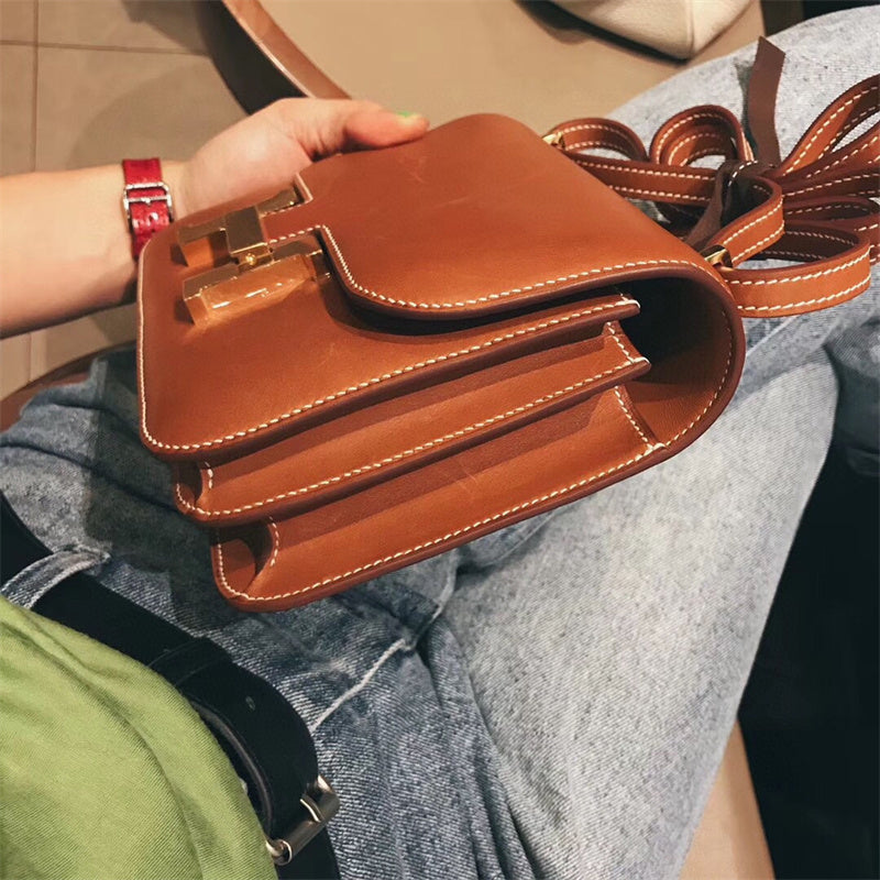  Polished satchel front view 7