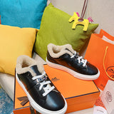 Hermes shoes Style 256 - texture and material detail