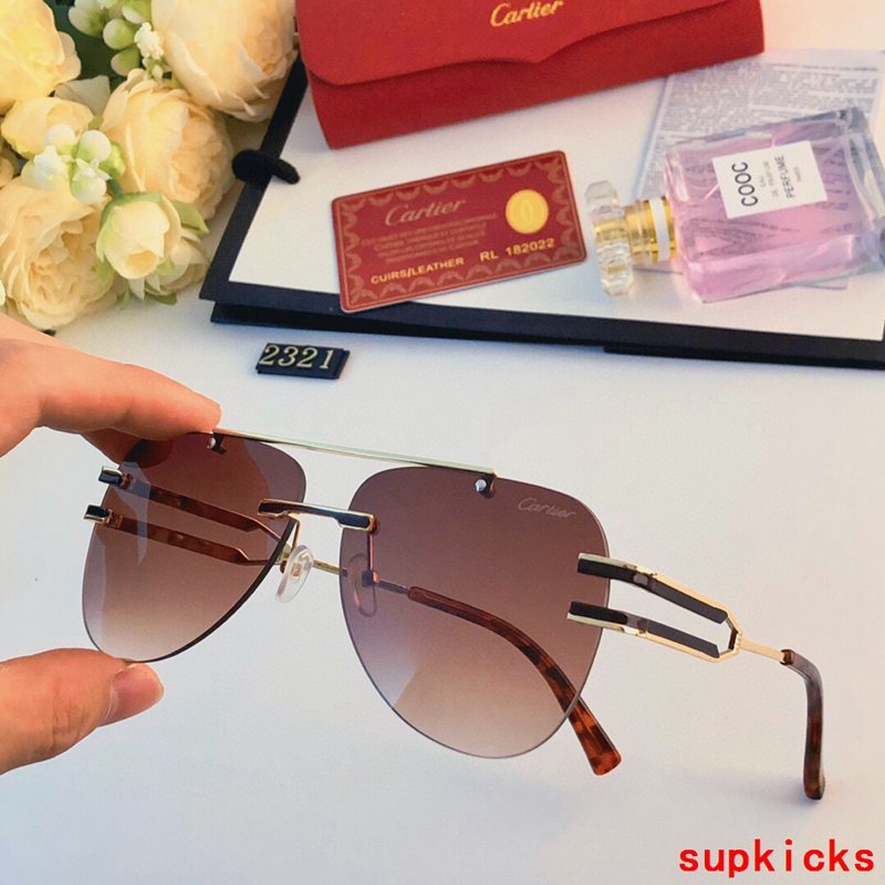 Lifestyle view of Cartier unisex sunglasses