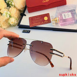 Lifestyle view of Cartier unisex sunglasses