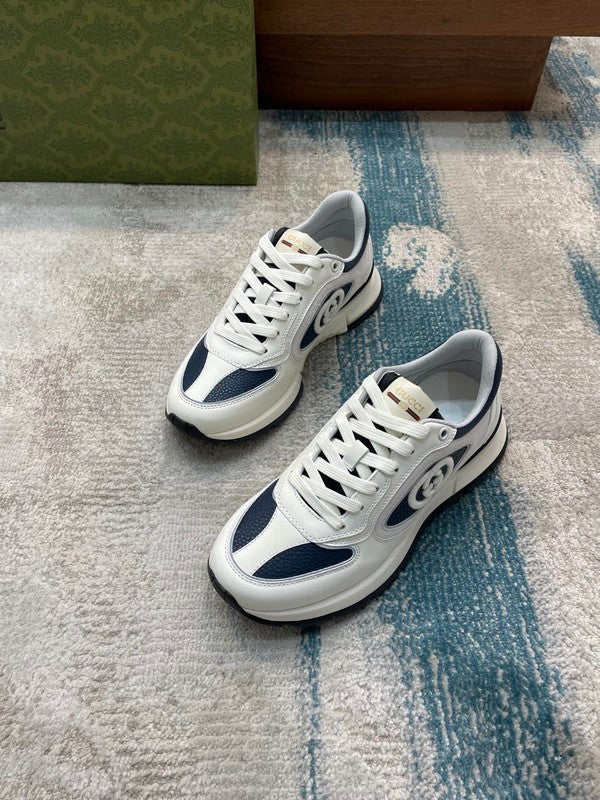 Gucci tonal black luxury sneakers view 9 premium leather build