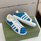 Gucci sneakers detailed view showing premium designer craftsmanship