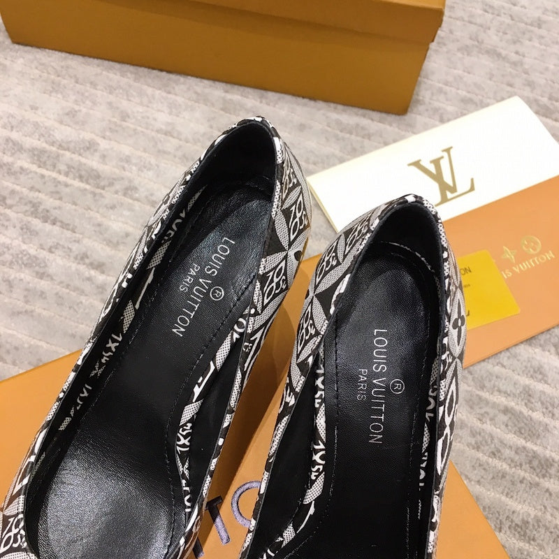 Louis Vuitton Tan Combat Boots - Angled View