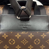 Back view of structured signature women's handbag – women's luxury handbag