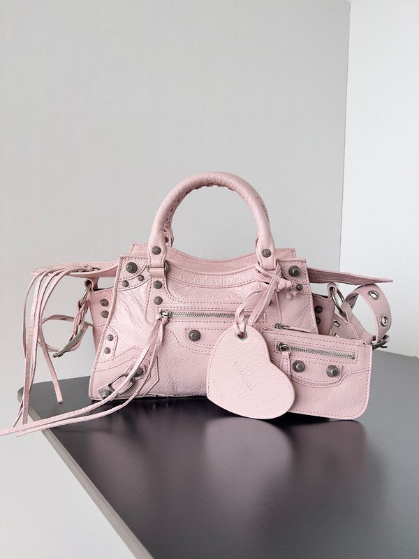 Zivas Charm Signature Style Statement Handbag (Structured Everyday Essential) – Angled View